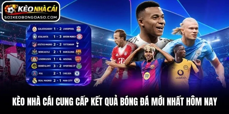 Kèo Nhà Cái ⭐️ Keonhacai - Cập Nhật Kèo Nhà Cái Hôm Nay Mới Nhất 2026 10 Kèo nhà cái cung cấp kết quả bóng đá mới nhất hôm nay