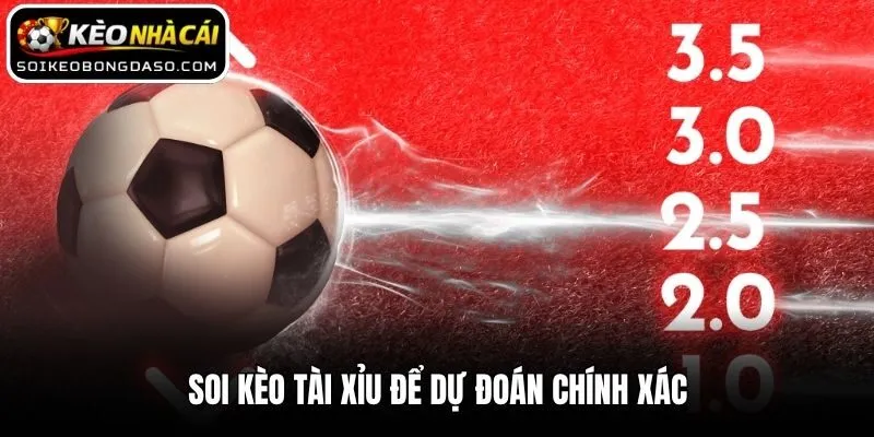 Soi Kèo Tài Xỉu - Bí Quyết Cá Độ Bất Bại Từ Chuyên Gia 1 Soi kèo tài xỉu để dự đoán chính xác